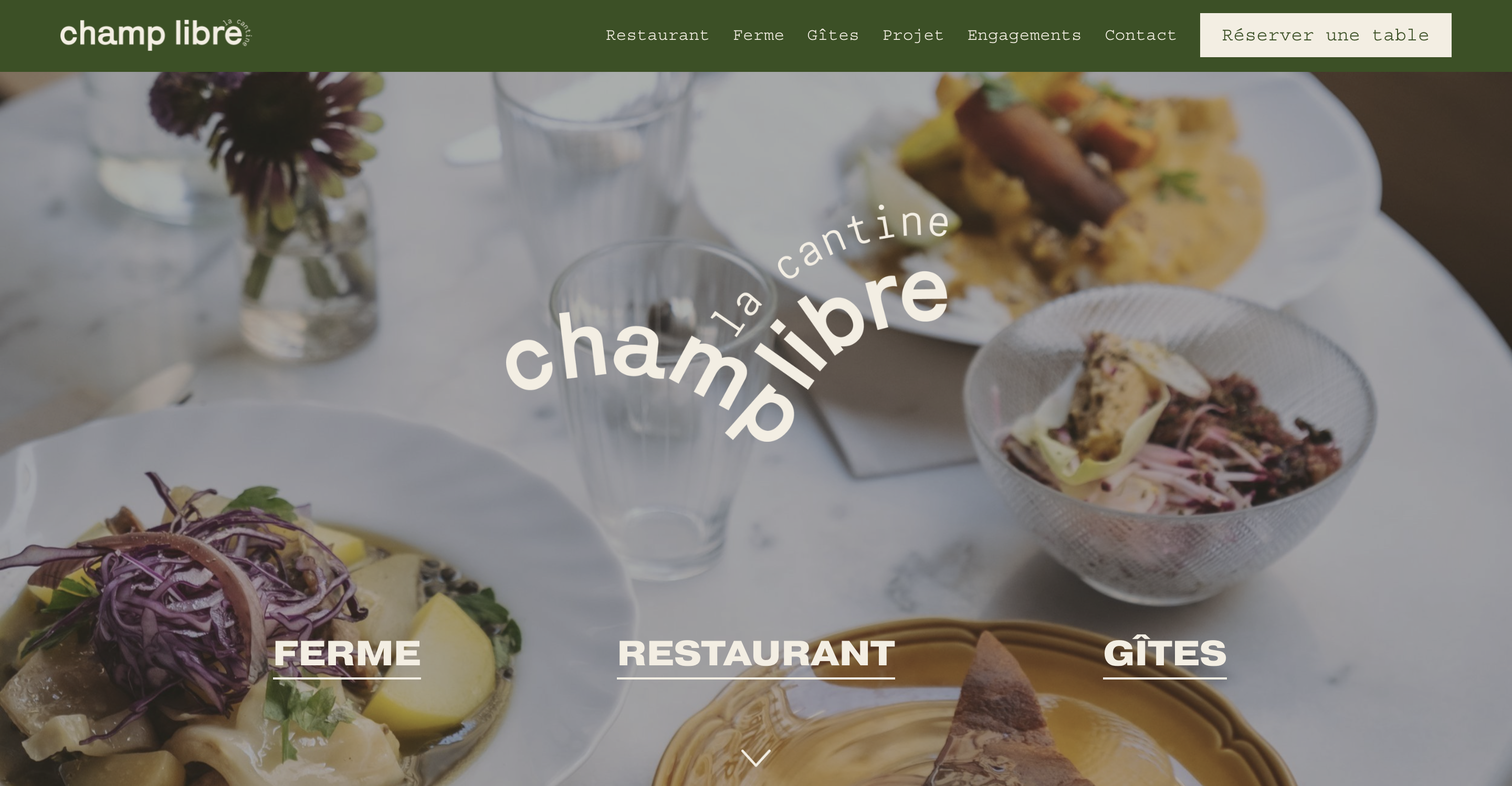 Site de La cantine Champ Libre